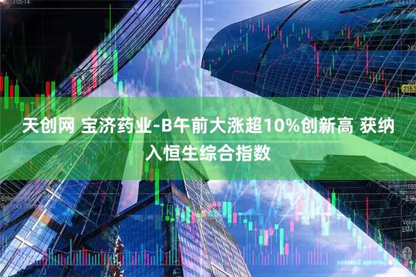 天创网 宝济药业-B午前大涨超10%创新高 获纳入恒生综合指数