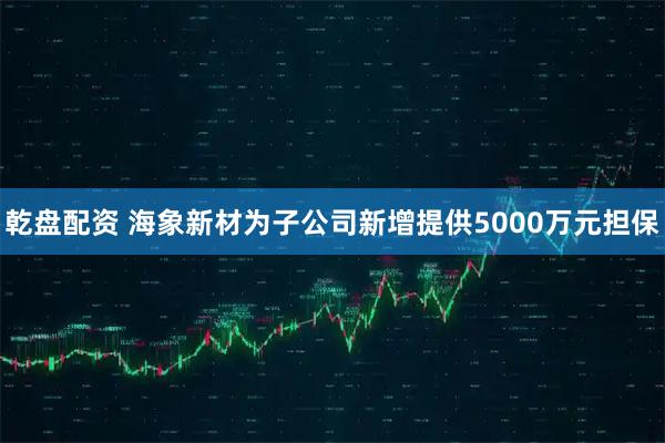 乾盘配资 海象新材为子公司新增提供5000万元担保
