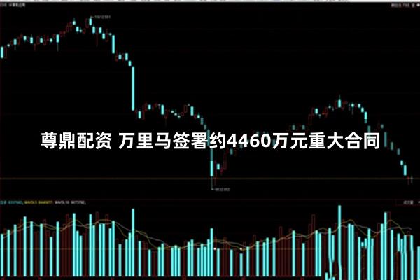 尊鼎配资 万里马签署约4460万元重大合同